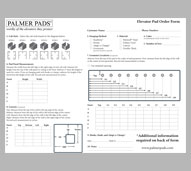 Elevator Pad Order Form