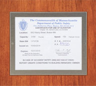 8 X 10 Stainless Steel Certificate Frame