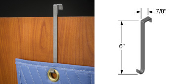 Long Stainless Steel Flat Hook