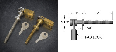 Elevator Pad Stud with Pad Lock